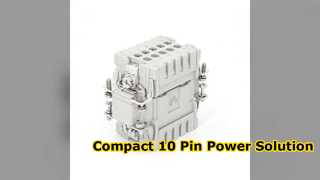 Solution résistante du connecteur industriel 16A à 10 broches compactes