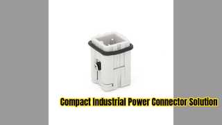 Connecteur industriel compact pour un câblage peu encombrant