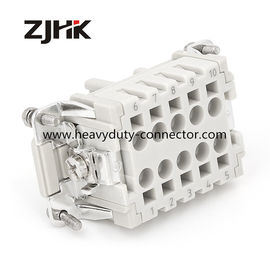 16A 10P FS Fermeture du connecteur de cage de charge lourde Remplacer la série Weidmuller HDC HE